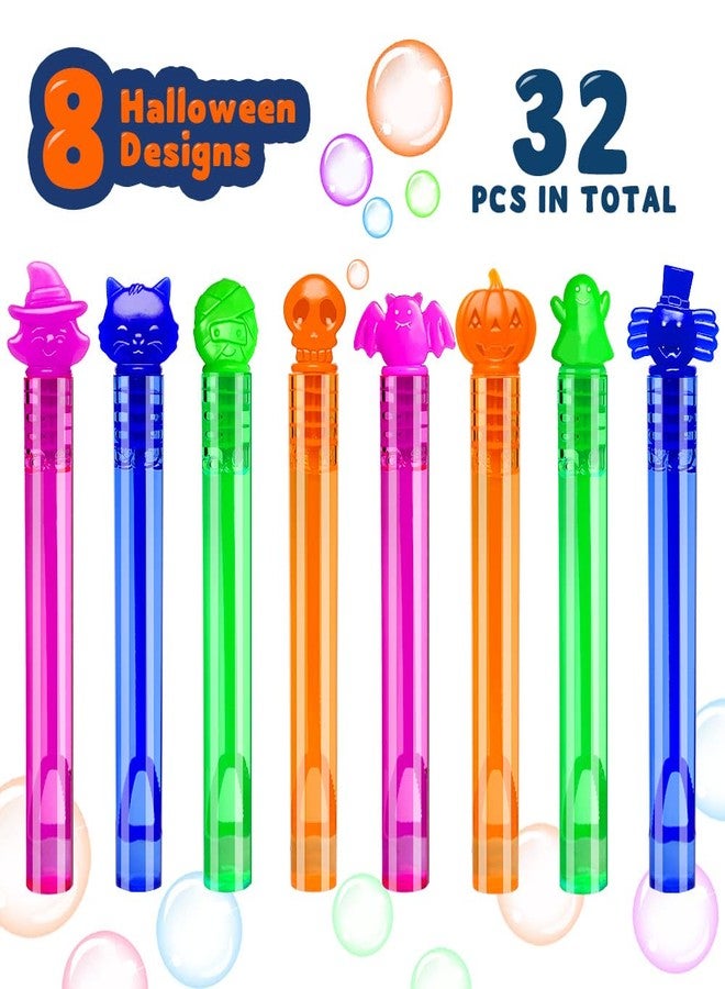 VKTEN 32Pcs Halloween Bubble Wands Mini Bubbles Party Favors for Kids Treat Bag Stuffers Goody Bag Filler Treats Prizes - Image 2